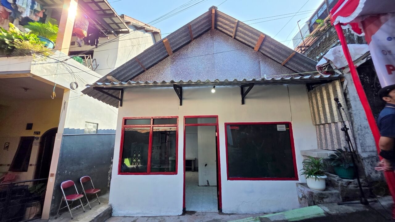 Rumah yang telah diperbaiki dalam program bedah rumah Pemkot Yogyakarta