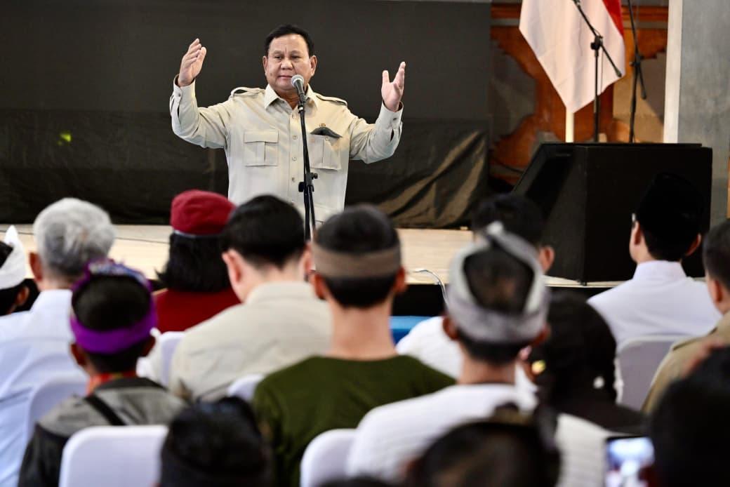 Presiden Prabowo tinjau Sekolah Rakyat 17 Tabanan Bali. Foto : BPMI Setpres